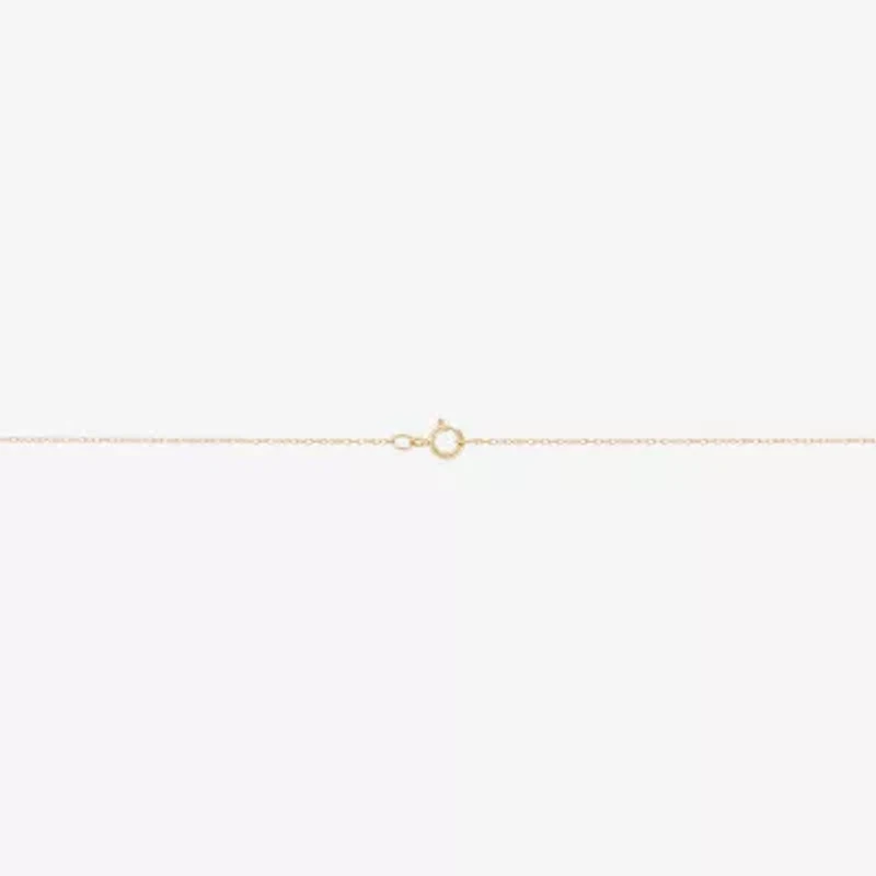 14K Gold Crucifix Pendant 