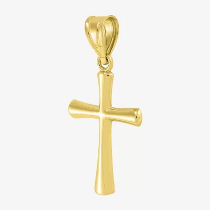 14K Gold Cross Charm 
