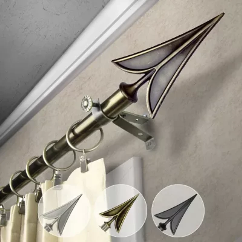 Rod Desyne Blade 13/16" Single Curtain