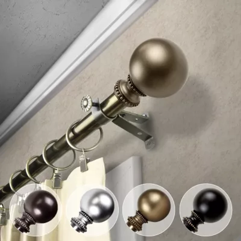 Rod Desyne Jordana 13/16 Adjustable Curtain