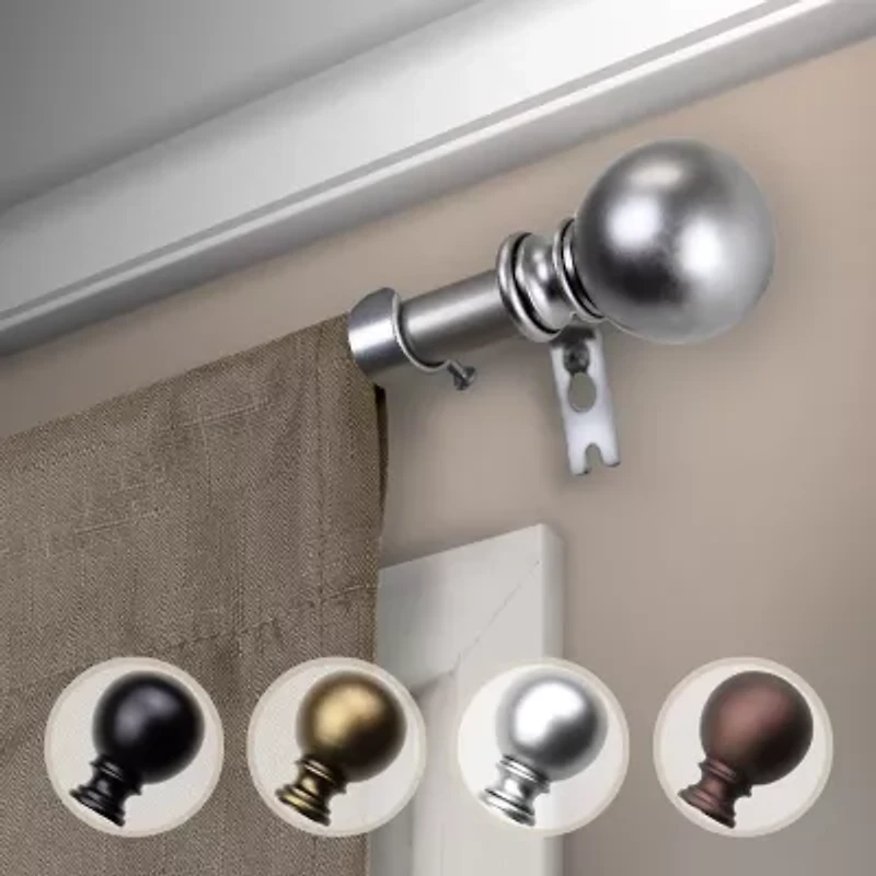 Rod Desyne Luna ⅝" Adjustable Curtain