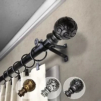 Rod Desyne Bonbon 13/16" Adjustable Curtain