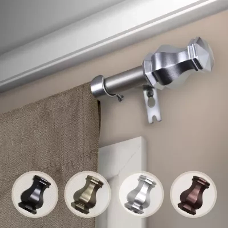 Rod Desyne Emelia ⅝" Adjustable Curtain