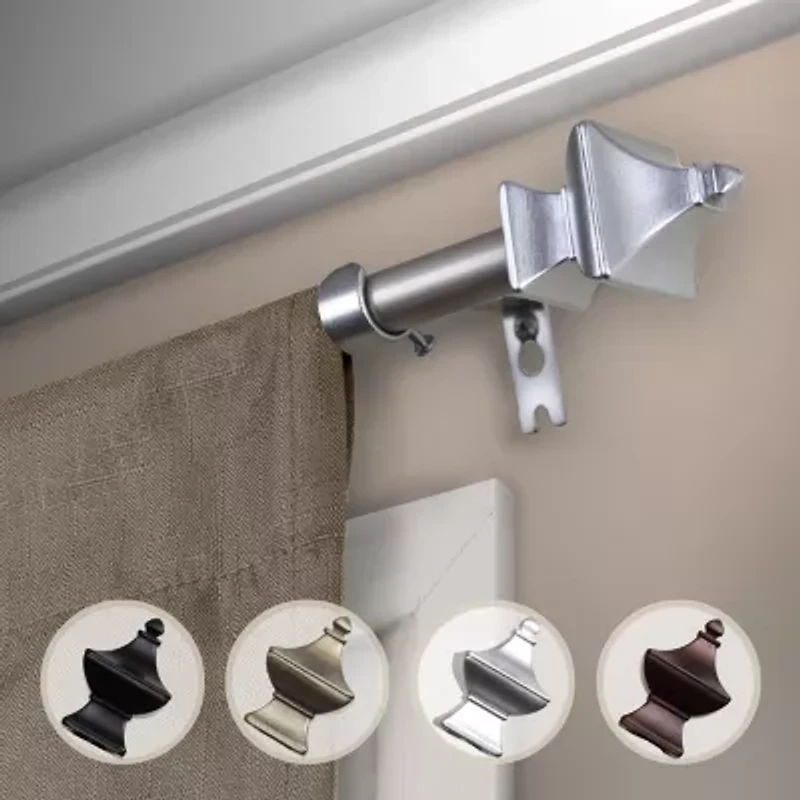 Rod Desyne Esta ⅝" Adjustable Curtain
