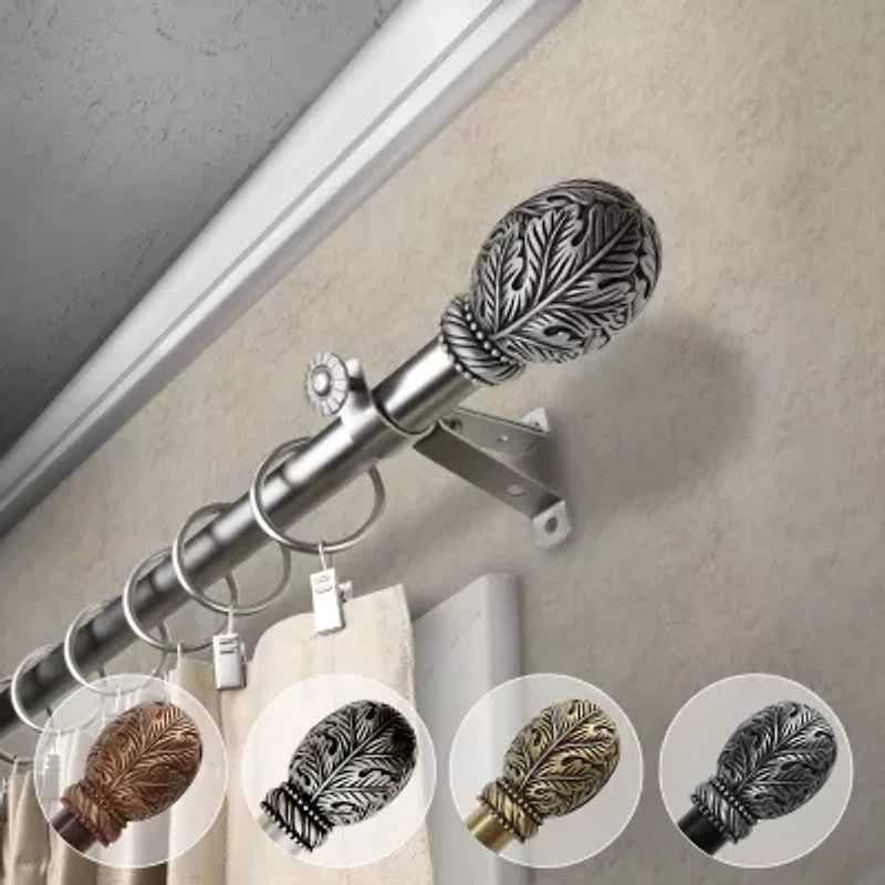 Rod Desyne Forest 13/16" Adjustable Curtain