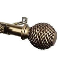 Rod Desyne Ozana 3/4 Adjustable Curtain