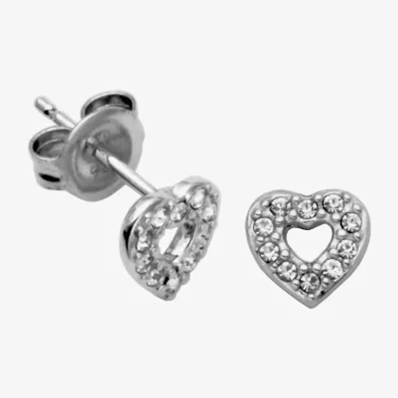 Girls White Cultured Freshwater Pearl Sterling Silver Heart 2-pc. Jewelry Set