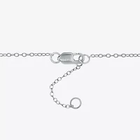 Diamonart Womens Sterling Silver 7 Inch Hollow Cable Butterfly Chain Bracelet