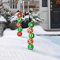 Glitzhome Metal Noel Ornament Christmas Yard Art