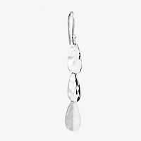 Womens Sterling Silver Drop Earrings