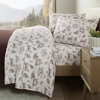 Bearpaw Polyester Flannel Sheet Set, JCPenney Exclusive