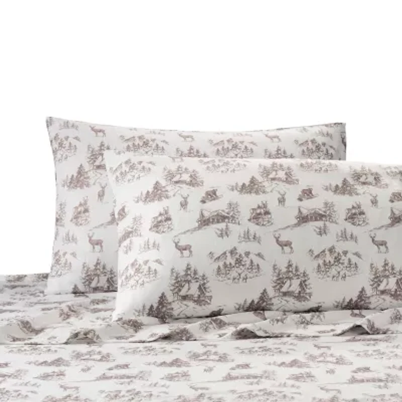 Bearpaw Polyester Flannel Sheet Set, JCPenney Exclusive