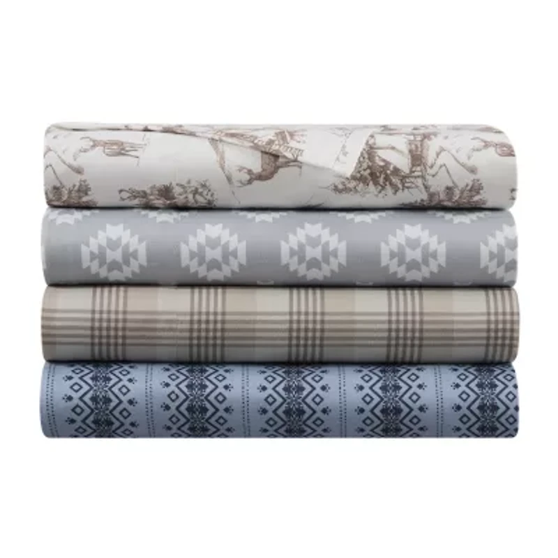 Bearpaw Polyester Flannel Sheet Set, JCPenney Exclusive