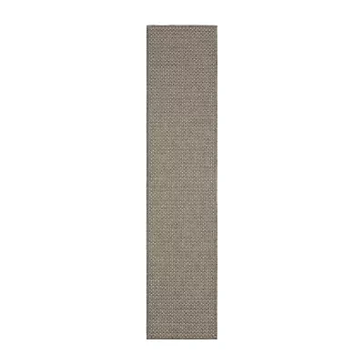 Covington Home Carina Textures 24"X90" Indoor Outdoor Rectangular Runner