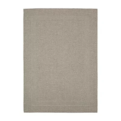 Covington Home Carina Textured Border Indoor Outdoor Rectangular Area Rug