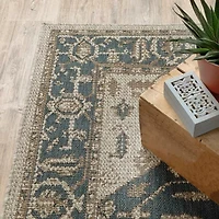 Covington Home Long Island Medallion 39"X60" Indoor Outdoor Rectangular Accent Rug