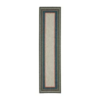 Covington Home Long Island Casual Border 22"X90" Indoor Outdoor Rectangular Runner