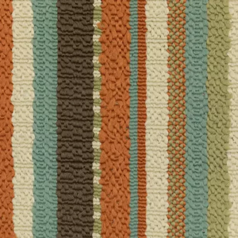 Covington Home Majorca Vertical Stripes Indoor Outdoor Rectangular Accent Rug