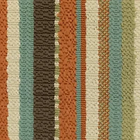 Covington Home Majorca Vertical Stripes 7'X7' Indoor Outdoor Round Area Rug