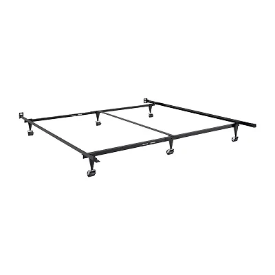 Corliving Adjustable Queen To King Metal Bed Frame