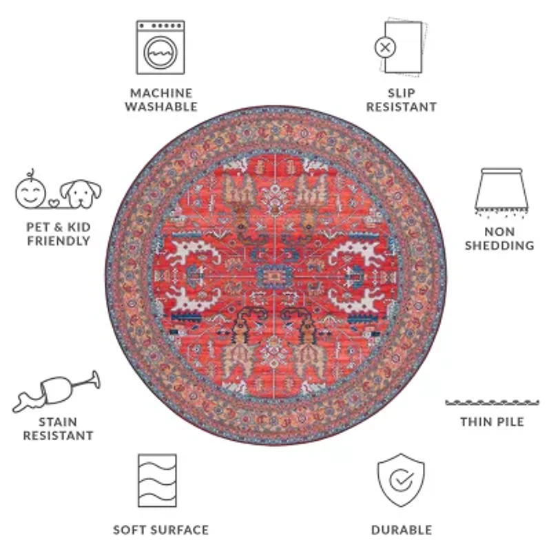 Safavieh Tucson Liam 6'X6' Indoor Round Area Rug