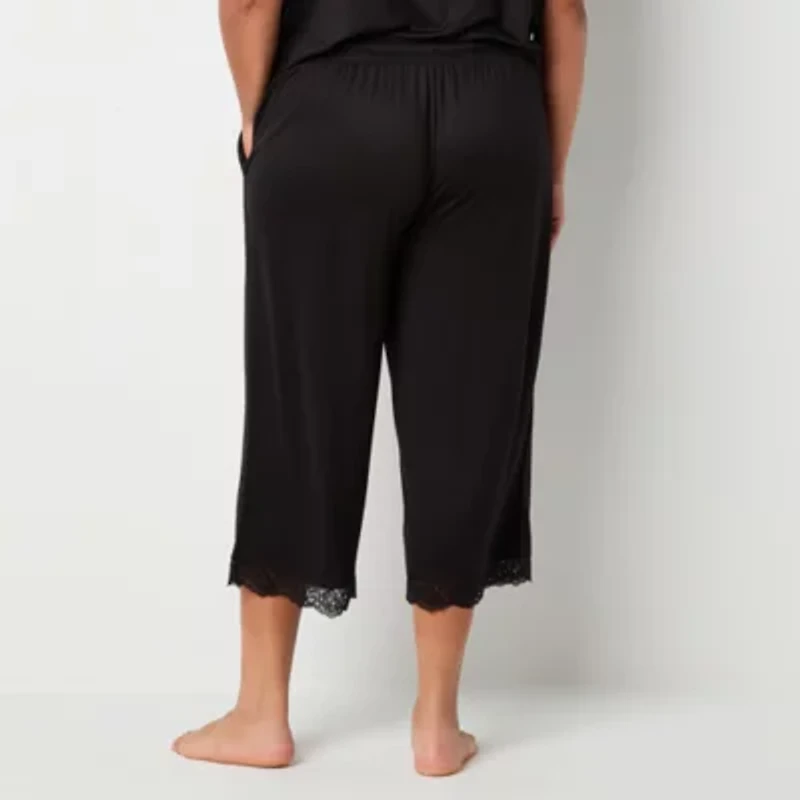 Ambrielle Womens Plus Pajama Pants