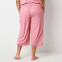 Ambrielle Womens Plus Pajama Pants