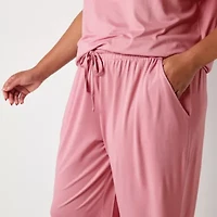 Ambrielle Womens Plus Pajama Pants
