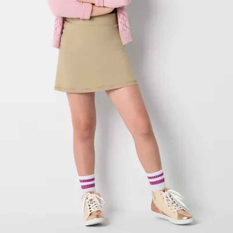 Thereabouts Skort Little & Big Kid Girls Stretch Fabric Midi Scooter Skirt