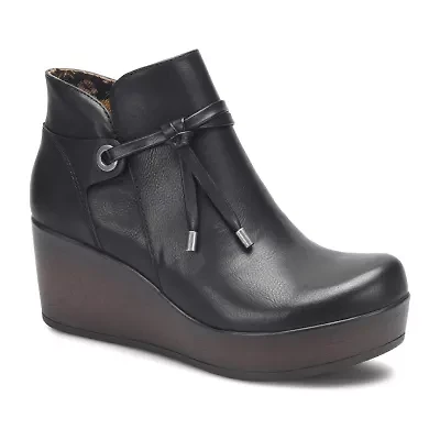 BOC by Born Womens Leonna Wedge Heel Booties
