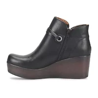 BOC by Born Womens Leonna Wedge Heel Booties