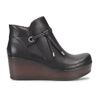 BOC by Born Womens Leonna Wedge Heel Booties