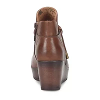 BOC by Born Womens Leonna Wedge Heel Booties