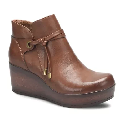 BOC by Born Womens Leonna Wedge Heel Booties