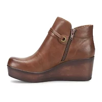 BOC by Born Womens Leonna Wedge Heel Booties