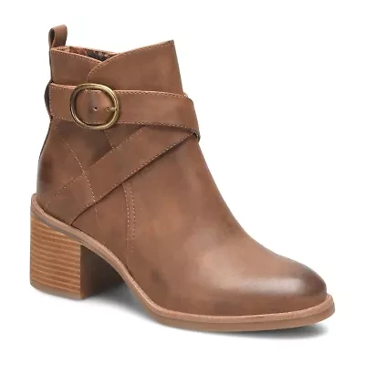 BOC by Born Womens Foxy Stacked Heel Booties