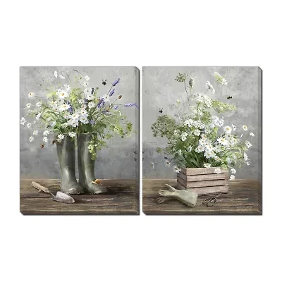 Streamline Art Cottage Gardening 2-pc. Wall Art Set