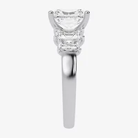 (G / Vs2-Si1) Womens 3 1/2 CT. T.W Lab Grown White Diamond 14K Gold 5-Stone Engagement Ring