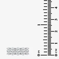 G / Vs2-Si2) Womens 2 1/2 CT. T.W. Lab Grown White Diamond 14K Gold 5-Stone Anniversary Band