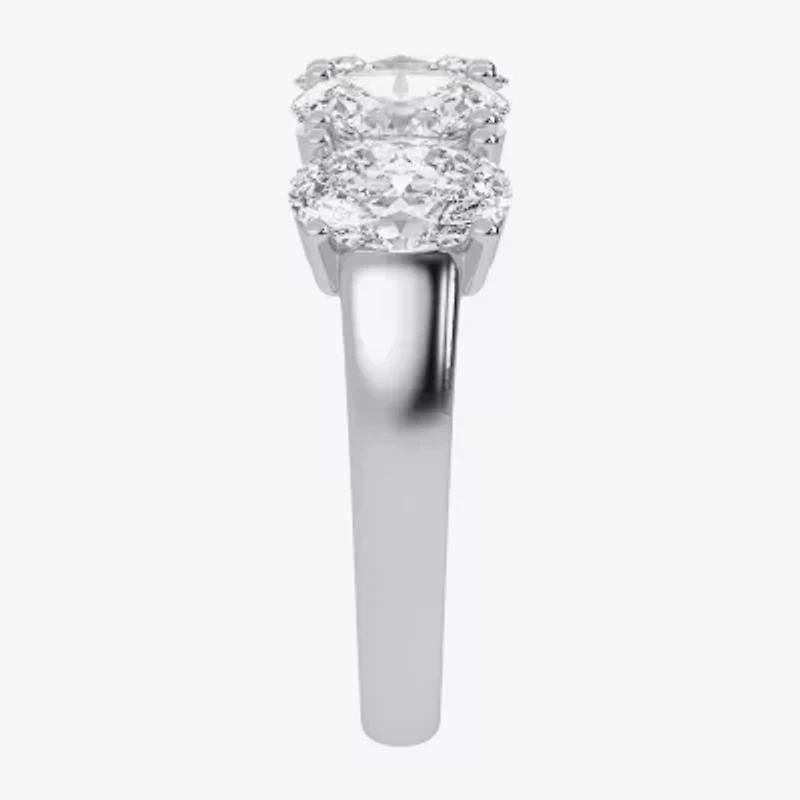 G / Vs2-Si2) Womens 2 1/2 CT. T.W. Lab Grown White Diamond 14K Gold 5-Stone Anniversary Band