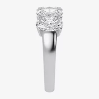 G / Vs2-Si2) Womens 2 1/2 CT. T.W. Lab Grown White Diamond 14K Gold 5-Stone Anniversary Band