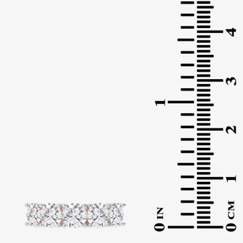 G / Vs2-Si2) Womens 2 1/2 CT. T.W. Lab Grown White Diamond 14K Gold 5-Stone Anniversary Band
