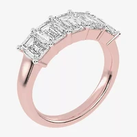 G / Vs2-Si2) Womens 2 1/2 CT. T.W. Lab Grown White Diamond 14K Gold 5-Stone Anniversary Band