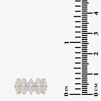 (G / Vs2-Si2) Womens 2 1/2 CT. T.W. Lab Grown White Diamond 14K Gold 5-Stone Anniversary Band