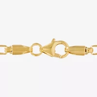 Womens 14K Gold 22 Inch Link Chain Necklace