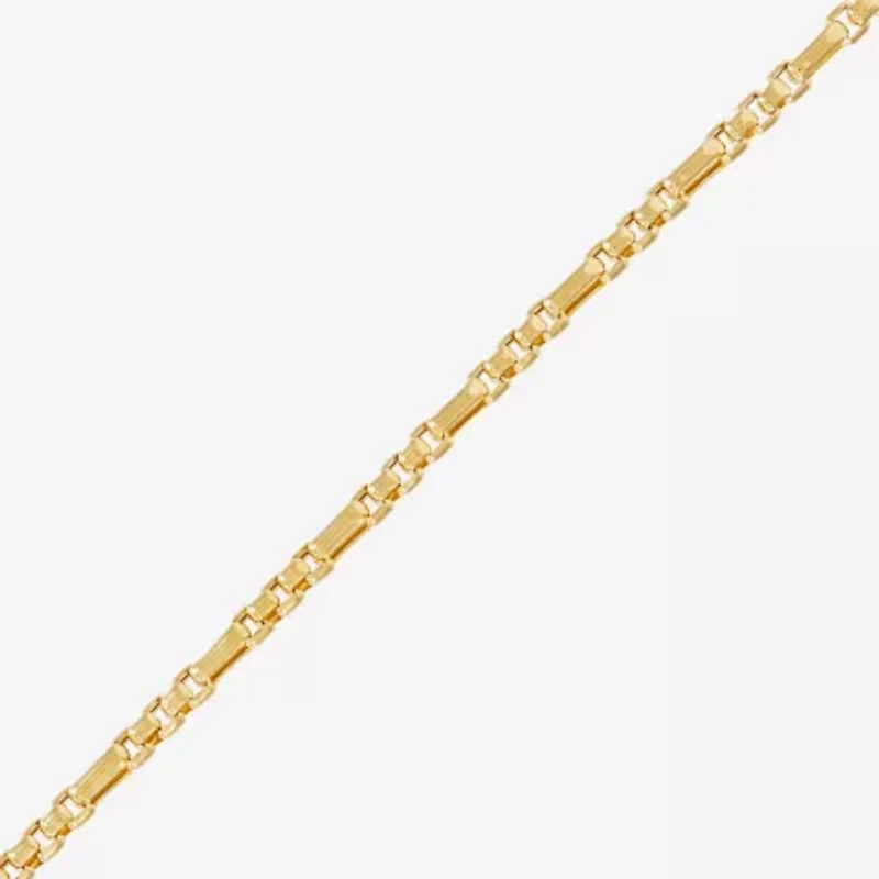 Womens 14K Gold 22 Inch Link Chain Necklace