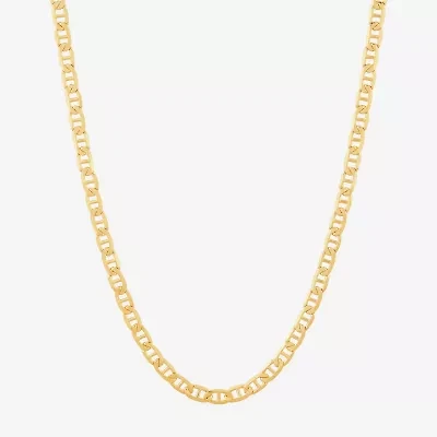 Unisex Adult 14K Gold 18 Inch Link Chain Necklace