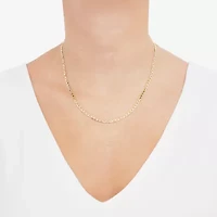 Unisex Adult 14K Gold 18 Inch Link Chain Necklace
