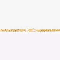 Unisex Adult 14K Gold 20 Inch Wheat Chain Necklace