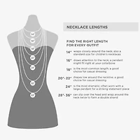 Worthington Gold Tone Womens 17 Inch Collar Necklace